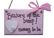 Beware of the Bump plaque